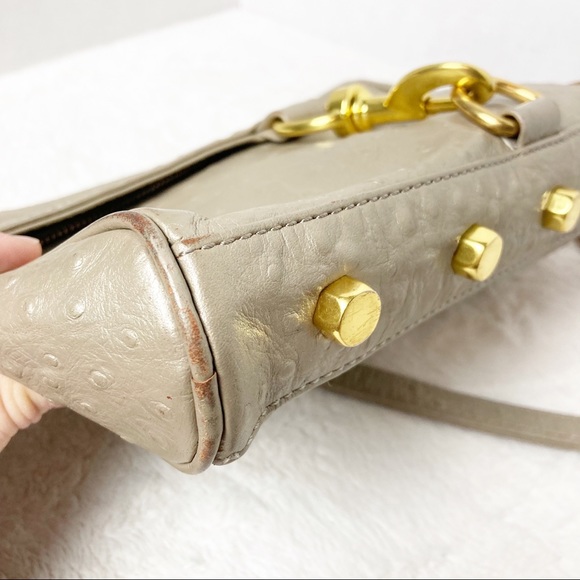 Rebecca Minkoff Mac Daddy bag in ostrich print - Picture 5 of 9